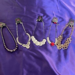 5 Necklace & Earring Sets